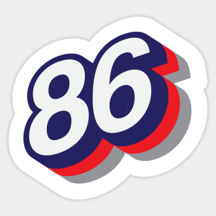 86 Sticker